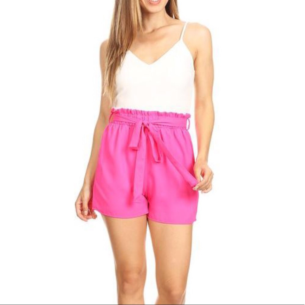 BRAND NEW ROMPER! 🌟 Pink/White Spaghetti Straps - Picture 5 of 6
